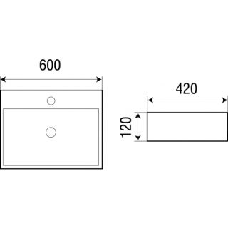 Раковина подвесная WW SK Арт. ELBACH 2173 10000003865